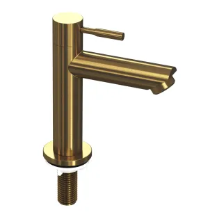 INK Fountain tap - cold water - standing low model - brushed matt gold