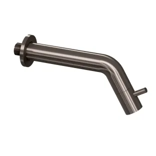 INK Fountain tap - cold water - wall model, shortenable - metal black