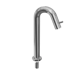 INK Fountain tap - standing curved - high model - chrome