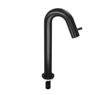 INK Fountain tap - standing curved - high model - matt black