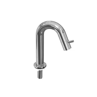 INK Fountain tap - standing curved - low model - chrome