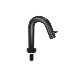 INK Fountain tap - standing curved - low model - matt black