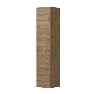 INK high cabinet 1 door universal - handleless - wooden frame - 36x37x169 cm - Natural oak