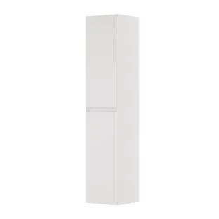 INK high cabinet lacquered - 2 doors left and right turning - handleless - 35x35x170 cm - High-gloss white