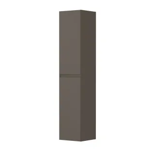 INK high cabinet lacquered - 2 doors left and right turning - handleless - 35x35x170 cm - Matt taupe