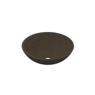 INK Jazz large countertop washbasin - without tap hole - 40x40x12 cm - quartz concrete