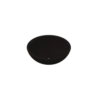 INK Jazz small countertop washbasin - without tap hole - 33x12 cm - quartz black