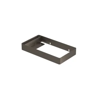 INK Jazz XS fountain frame in steel - towel holder left - 36x20x5 cm - Brushed stainless steel