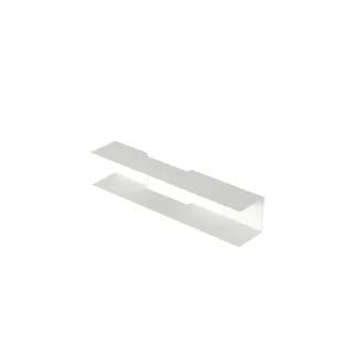 INK Linea shelf to be combined with fountain mirror - 36x7x7 cm - Gloss white