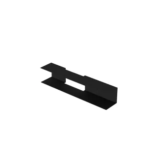 INK Linea shelf to be combined with fountain mirror - 36x7x7 cm - Matt black