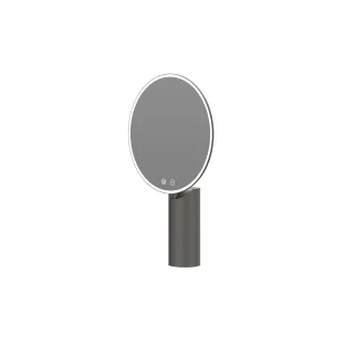 INK Make-up mirror incl. 3 positions LED - 38x23 cm - Brushed stainless steel