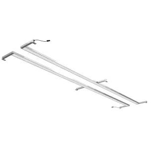 INK surface-mounted lighting bar - LED 4200K - 120x2x1 cm - Aluminum