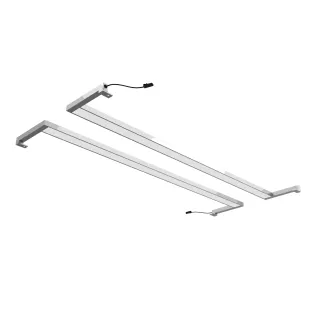 INK surface-mounted lighting bar - LED 4200K - 60x2x1 cm - Aluminum