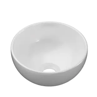 INK Otello XS fountain bowl - 24x24x12 cm - porcelain gloss white