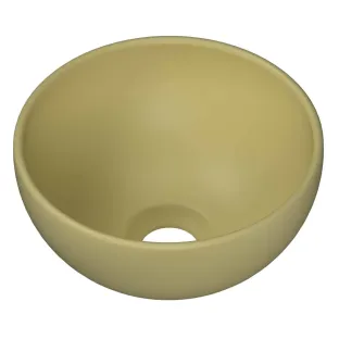 INK Otello XS fountain bowl - 24x24x12 cm - porcelain matt lemon yellow