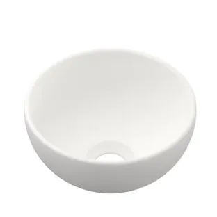 INK Otello XS fountain bowl - 24x24x12 cm - porcelain matt white