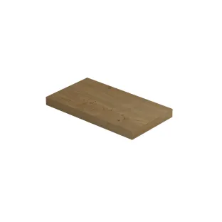 INK Play 1 fountain shelf - concealed mounting - square - 40x22x3.2 cm - Natural Veneer