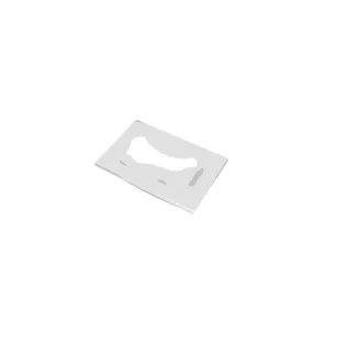 INK Reflekt washbasin central polystone - 60x40x1.5 cm - without tap hole - Matt white