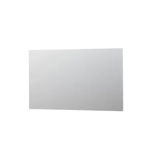 INK SP1 mirror - Aluminum frame without lighting - 140x3x80 cm - Silver