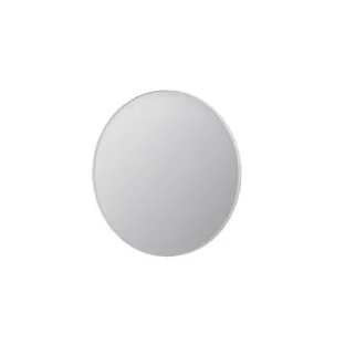 INK SP15 mirror - round - recessed in aluminum frame - 100x4x100 cm - Matt white