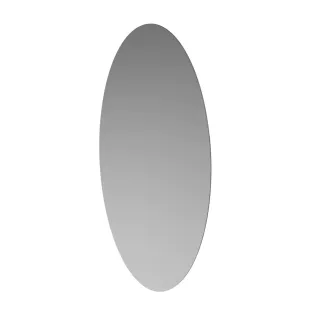 INK SP16 mirror - oval on aluminum frame - 40x3x80 cm