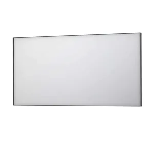 INK SP18 mirror - rectangular in steel frame - 160x4x80 cm - Matt black