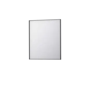 INK SP18 mirror - rectangular in steel frame - 70x4x80 cm - Matt black