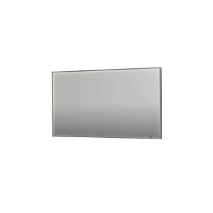 INK SP19 mirror - rectangular in steel frame - dimmable direct LED with sensor switch - heating - warm and cold light - 140x4x80 cm - Brushed stainless steel