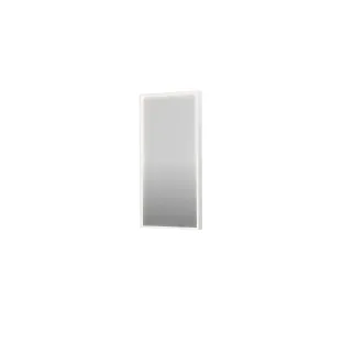 INK SP19 mirror - rectangular in steel frame - dimmable direct LED with sensor switch - heating - warm and cold light - 40x4x80 cm - Matt white