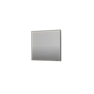 INK SP19 mirror - rectangular in steel frame - dimmable direct LED with sensor switch - heating - warm and cold light - 90x4x80 cm - Brushed stainless steel