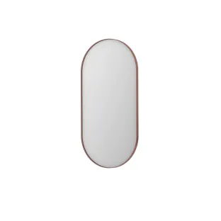 INK SP20 mirror - oval in steel frame - 60x120 cm - Brushed copper