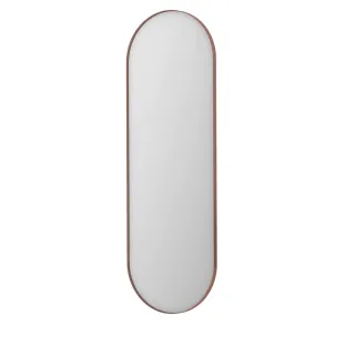 INK SP20 mirror - oval in steel frame - 60x180 cm - Brushed copper