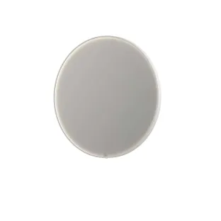 INK SP24 mirror - round in steel frame - dimmable direct LED with sensor switch - heating - warm and cold light - 100x4x100 cm - Matt white