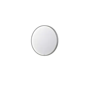 INK SP24 mirror - round in steel frame - dimmable direct LED with sensor switch - heating - warm and cold light - 60x4x60 cm - Brushed stainless steel