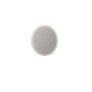 INK SP24 mirror - round in steel frame - dimmable direct LED with sensor switch - heating - warm and cold light - 60x4x60 cm - Matt white