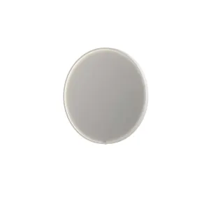 INK SP24 mirror - round in steel frame - dimmable direct LED with sensor switch - heating - warm and cold light - 80x4x80 cm - Matt white