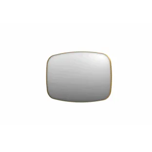 INK SP29 mirror - contour in steel frame - without lighting - 120x4x80 cm - Brushed matt gold