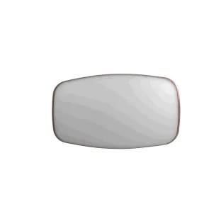 INK SP29 mirror - contour in steel frame - without lighting - 160x4x80 cm - Brushed copper