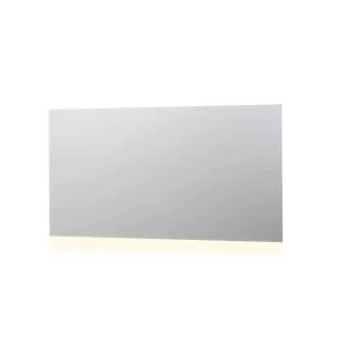 INK SP3 mirror - LED lighting above or below (reversible) - dimmable sensor switch - heating - warm and cold light - 180x4x80 cm - Silver