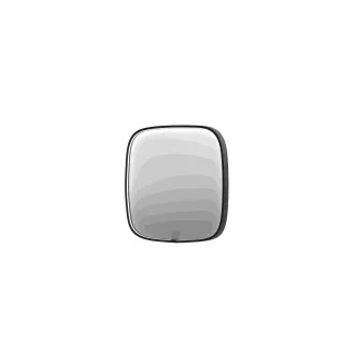 INK SP31 mirror - contour in steel frame - dimmable direct LED with sensor switch - heating - warm and cold light - 100x4x100 cm - Brushed metal black
