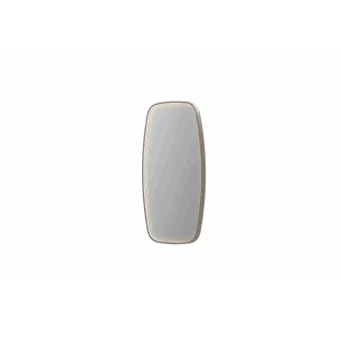 INK SP31 mirror - contour in steel frame - dimmable direct LED with sensor switch - heating - warm and cold light - 40x4x80 cm - Brushed stainless steel