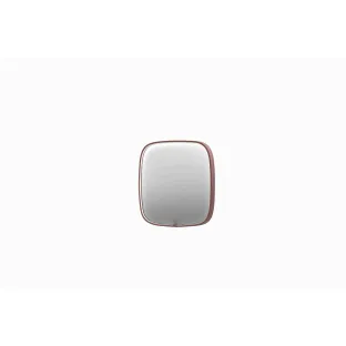 INK SP31 mirror - contour in steel frame - dimmable direct LED with sensor switch - heating - warm and cold light - 60x4x60 cm - Brushed copper