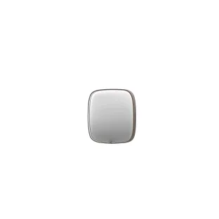 INK SP31 mirror - contour in steel frame - dimmable direct LED with sensor switch - heating - warm and cold light - 60x4x60 cm - Brushed stainless steel