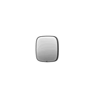 INK SP31 mirror - contour in steel frame - dimmable direct LED with sensor switch - heating - warm and cold light - 80x4x80 cm - Brushed metal black