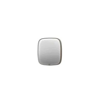 INK SP31 mirror - contour in steel frame - dimmable direct LED with sensor switch - heating - warm and cold light - 80x4x80 cm - Brushed stainless steel
