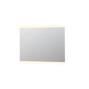 INK SP4 mirror - LED lighting above and below - dimmable sensor switch - warm and cold light - 120x4x80 cm - Silver