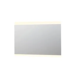 INK SP4 mirror - LED lighting above and below - dimmable sensor switch - heating - warm and cold light - 140x4x80 cm - Silver