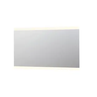 INK SP4 mirror - LED lighting above and below - dimmable sensor switch - warm and cold light - 160x4x80 cm - Silver