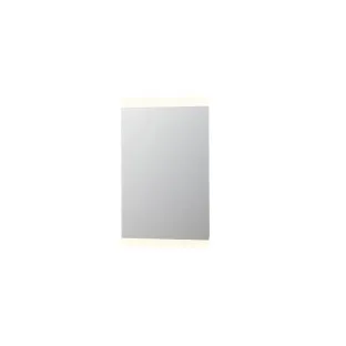 INK SP4 mirror - LED lighting above and below - dimmable sensor switch - warm and cold light - 60x4x80 cm - Silver