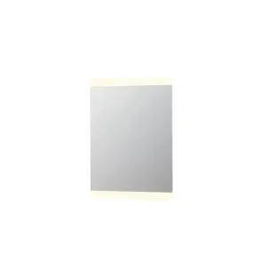 INK SP4 mirror - LED lighting above and below - dimmable sensor switch - heating - warm and cold light - 70x4x80 cm - Silver